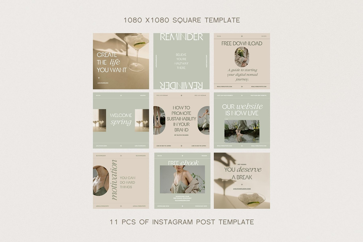 Emily | Canva Social Media Templates, a Social Media Template by With Faith & Love (Photo 8 of 12)