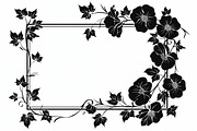 Flower Frame Silhouette Pack, an Illustration by BIPLOB EXPERT (Thumbnail 3 of 9)