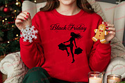 Black Friday Shopping Girl PNG, an Illustration by DreamCafeArt (Thumbnail 3 of 4)