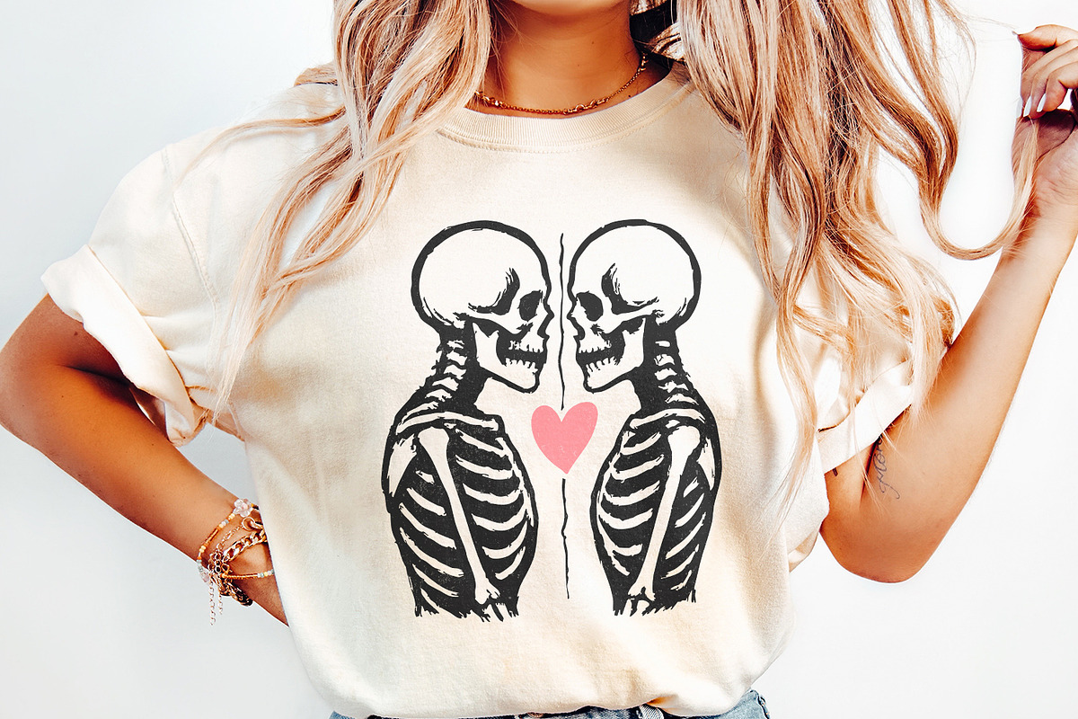 Skeleton Lovers PNG, Valentine, an Illustration by SharpMarketplace (Photo 3 of 9)
