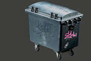 Outdoor Trash Can, an Object 3D Model by Artem Varnitsin (Thumbnail 2 of 8)