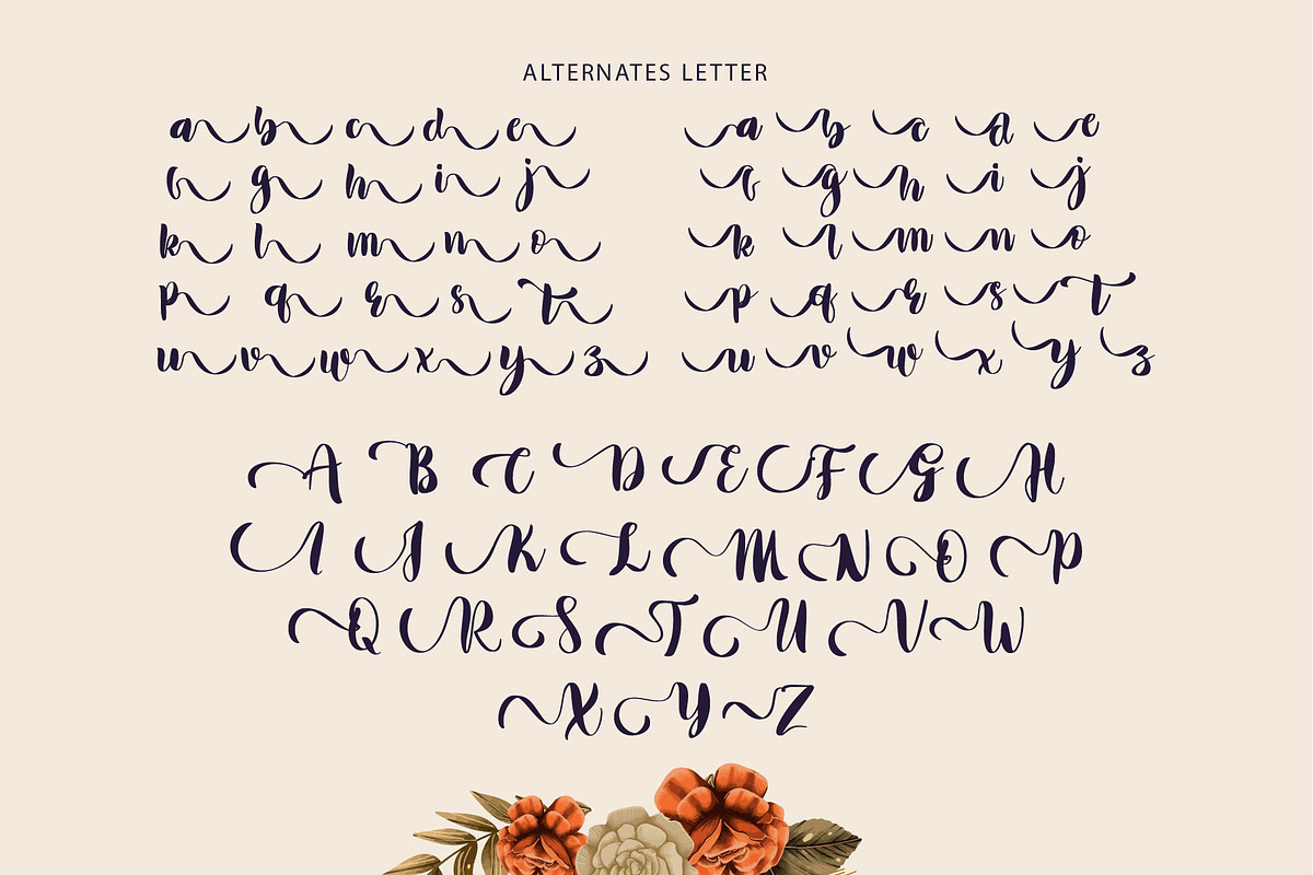 Rustic Wedding font, a Script Font by WAP (Photo 8 of 9)