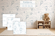 Air Balloon Vector Clipart Bundle, a Graphic by Alisles (Thumbnail 4 of 9)