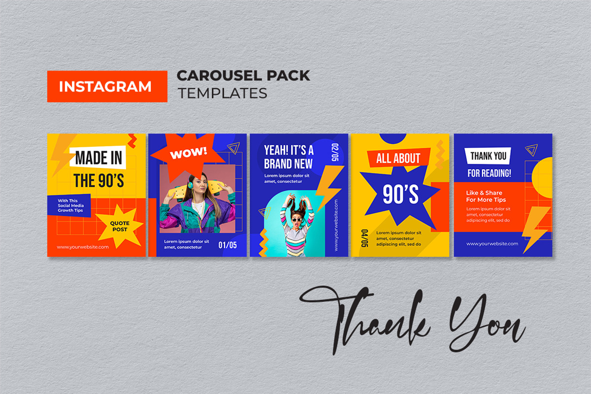 Yellow Fashion Instagram Carousel, a Social Media Template by UICreative (Photo 3 of 4)