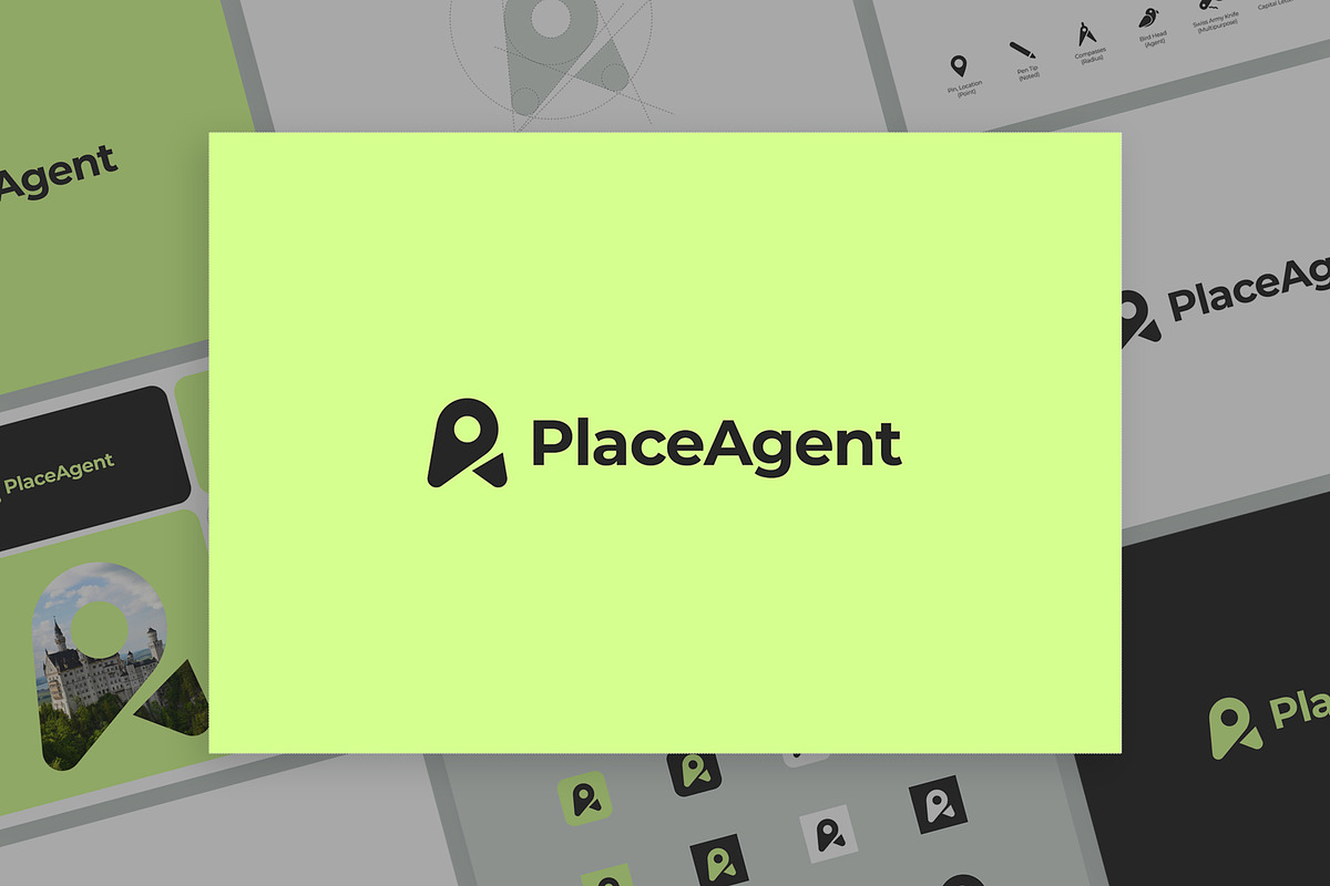 Place Agent Logo, a Branding & Logo Template by One Pixel Man (Photo 3 of 6)
