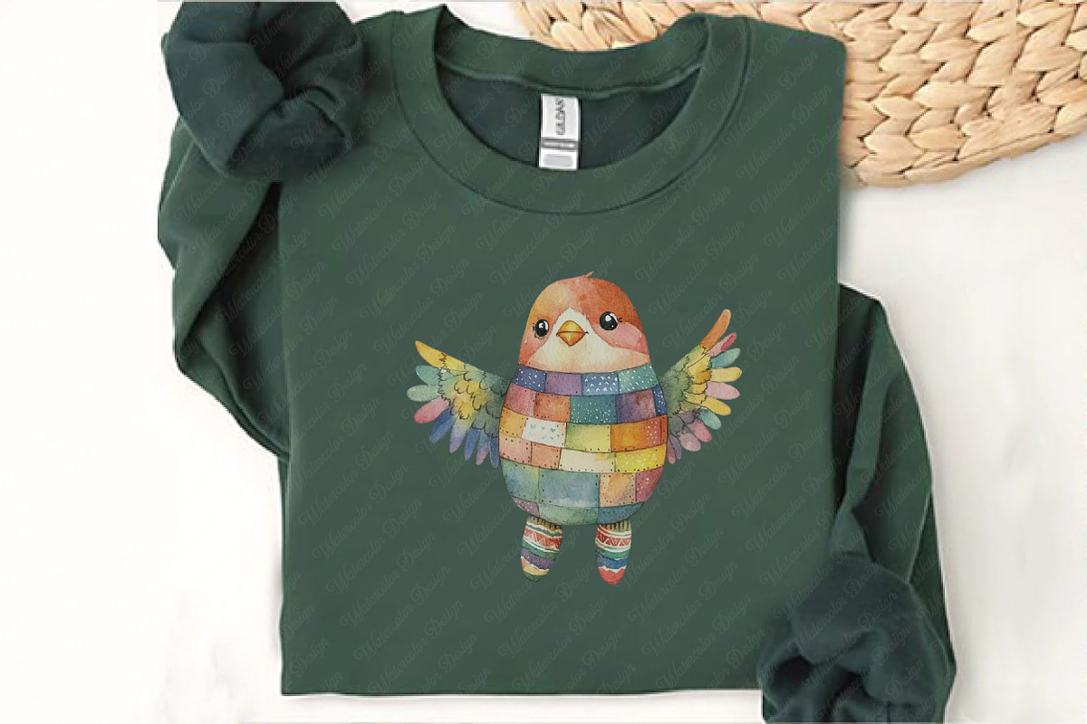 Watercolor Whimsical Birds Clipart, an Illustration by Watercolor design (Photo 5 of 11)