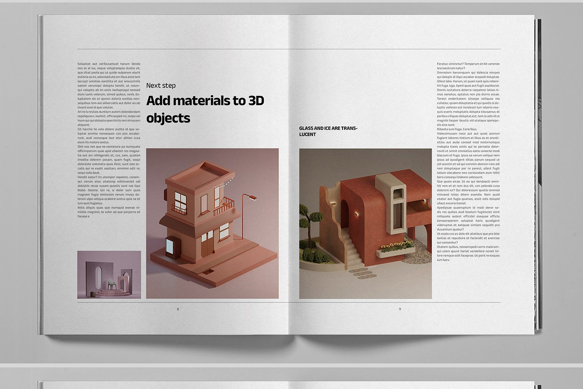Magenta 3D Render Catalog Brochure, a Brochure Template by Boris Cupac (Photo 6 of 7)