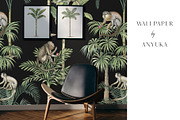 Monkeys and palms, a Pattern Graphic by Anyuka (Thumbnail 5 of 12)