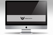 Apple iMac Vector Mockup, a Mac Mockup by Inconcept Media Arsenal (Thumbnail 2 of 2)