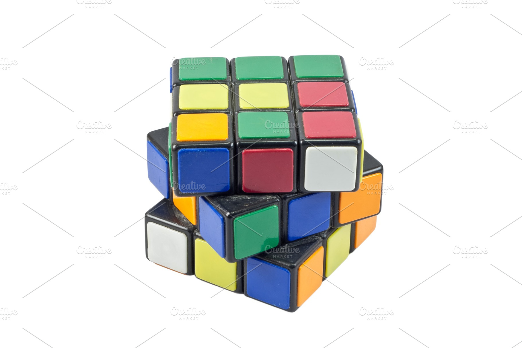 Rubik's cube, a Background Photo by Leonid Andronov