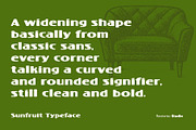 Sunfruit Font, a Sans Serif Font by Rasiorise Studio (Thumbnail 4 of 10)
