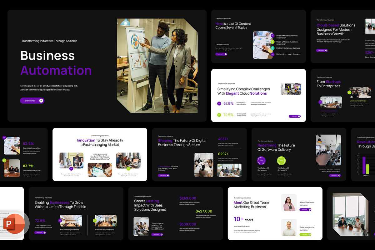 Fila - SAAS & Business Presentation, a Presentation Template by Hammad Arif (Photo 1 of 2)