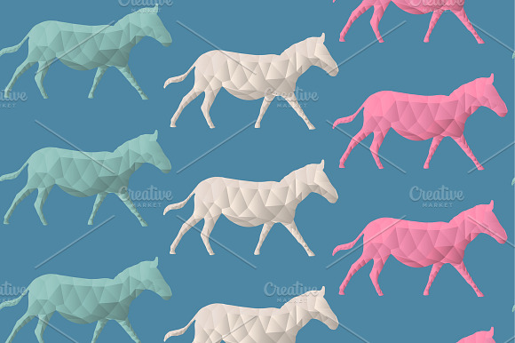 Abstract Triangular Horse