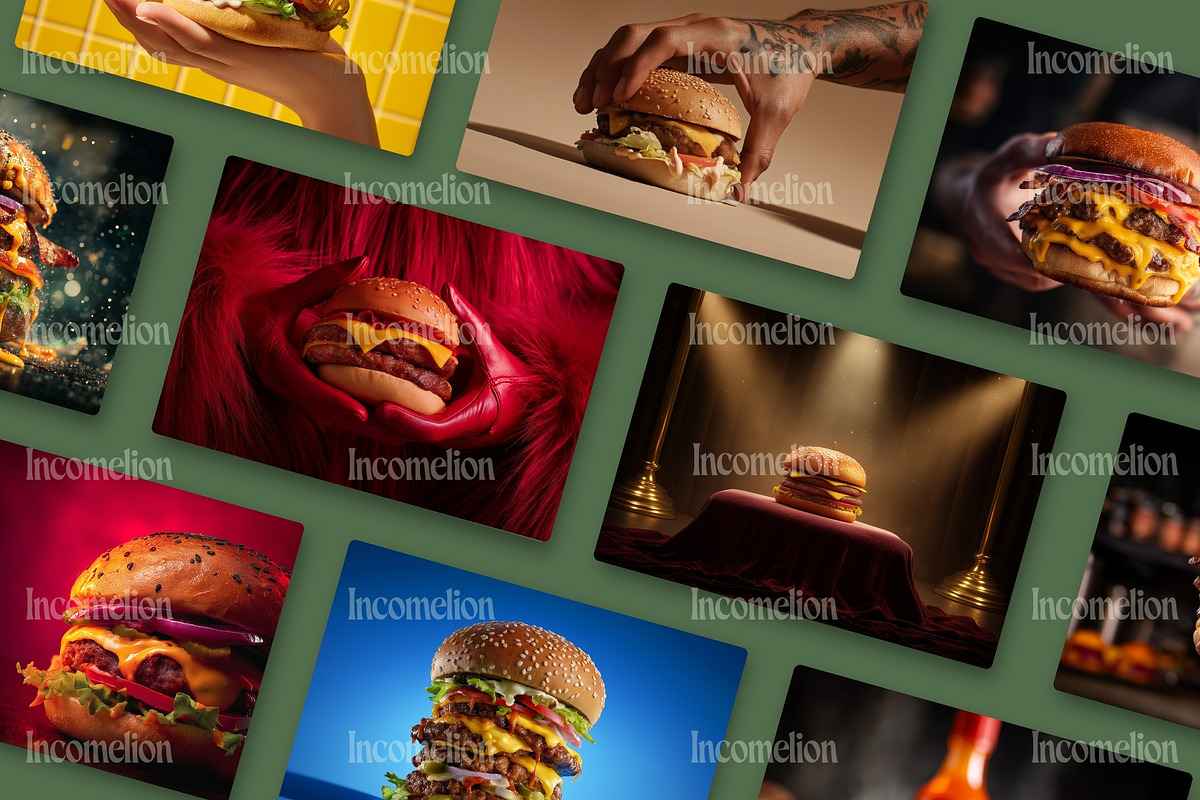 80 Professional Burger Stock Photos, a Food & Drink Photo by Incomelion (Photo 8 of 14)