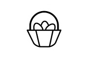 Easter Basket Vector Silhouette Bund, an Illustration by Designs_River (Thumbnail 18 of 51)
