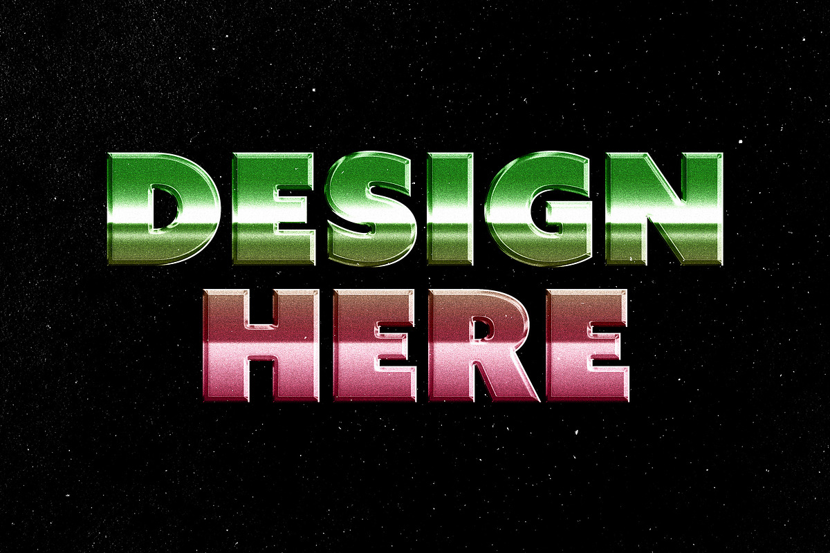 Retro Text & Logo Effect, a Layer Style Add-On by Design Squad (Photo 6 of 6)