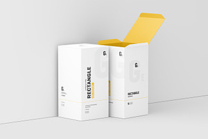 Rectangle Box Packaging Mockup