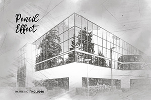 Pencil Photo Effect, a Layer Style Add-On by WudelMbois Studio