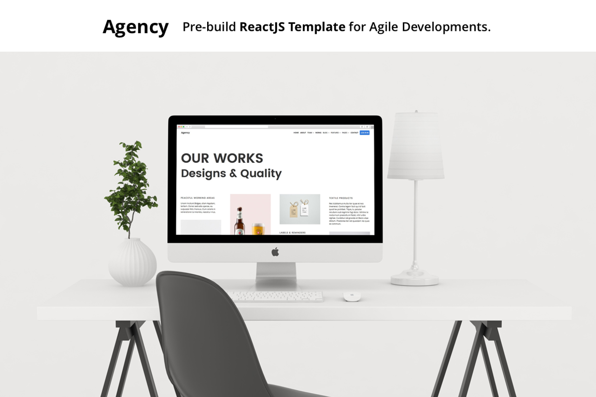 TITAN Agency Next & React Template, a HTML Template by Themebiotic (Photo 1 of 7)