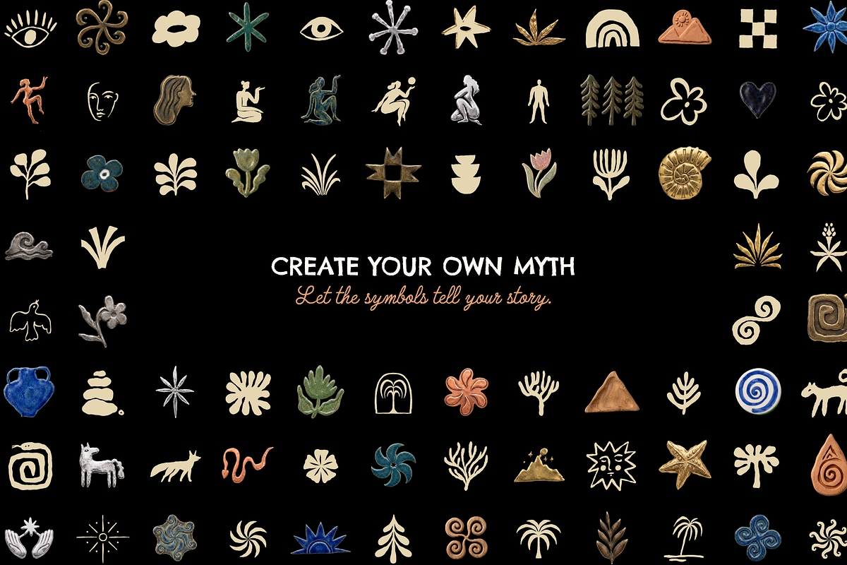 Mystic Relics, Hand-Drawn Glyphs, an Object Graphic by venimo (Photo 17 of 17)