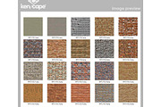 20 Seamless Brick Wall Textures, an Architecture Photo by KenScape (Thumbnail 3 of 3)