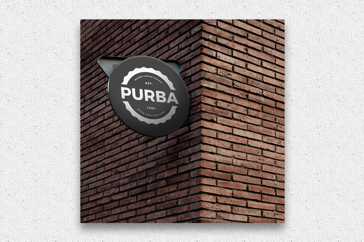 Store Circle Sign Mockup, a Product Mockup by MockUpgrade (Photo 3 of 5)