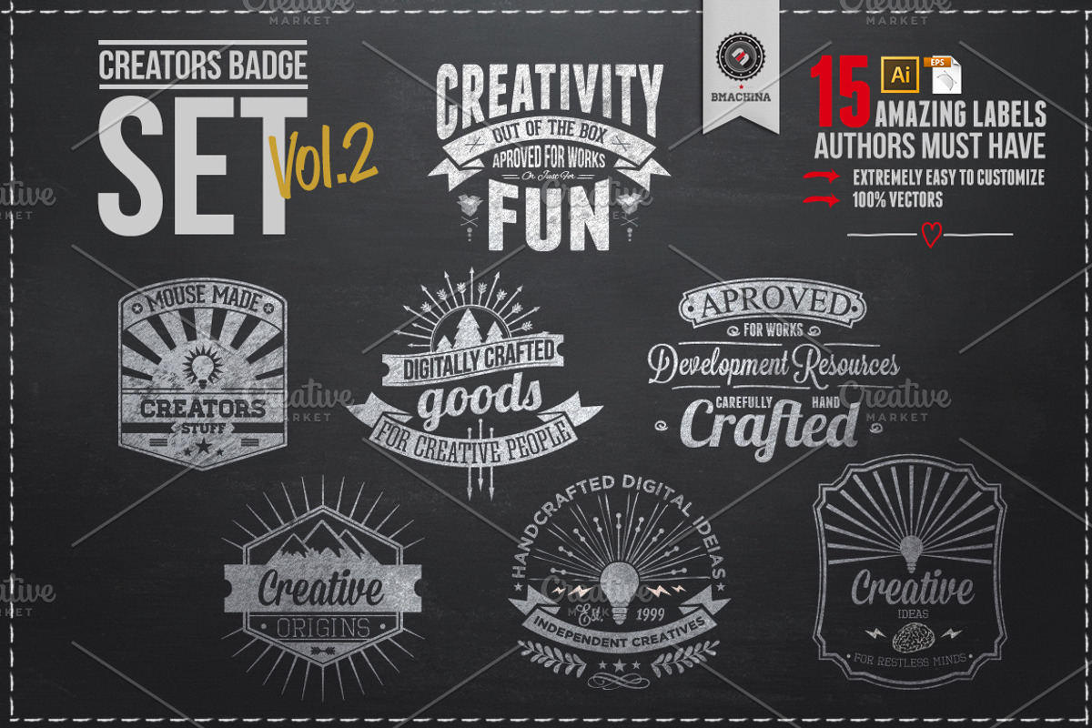 Creators Badge Set Vol.2 preview 5