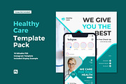 Healthy Care Instagram Post, a Social Media Template by CavenArt (Thumbnail 1 of 5)