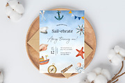 Watercolor Nautical Clipart Set, an Illustration by CropUp Creative (Thumbnail 6 of 7)