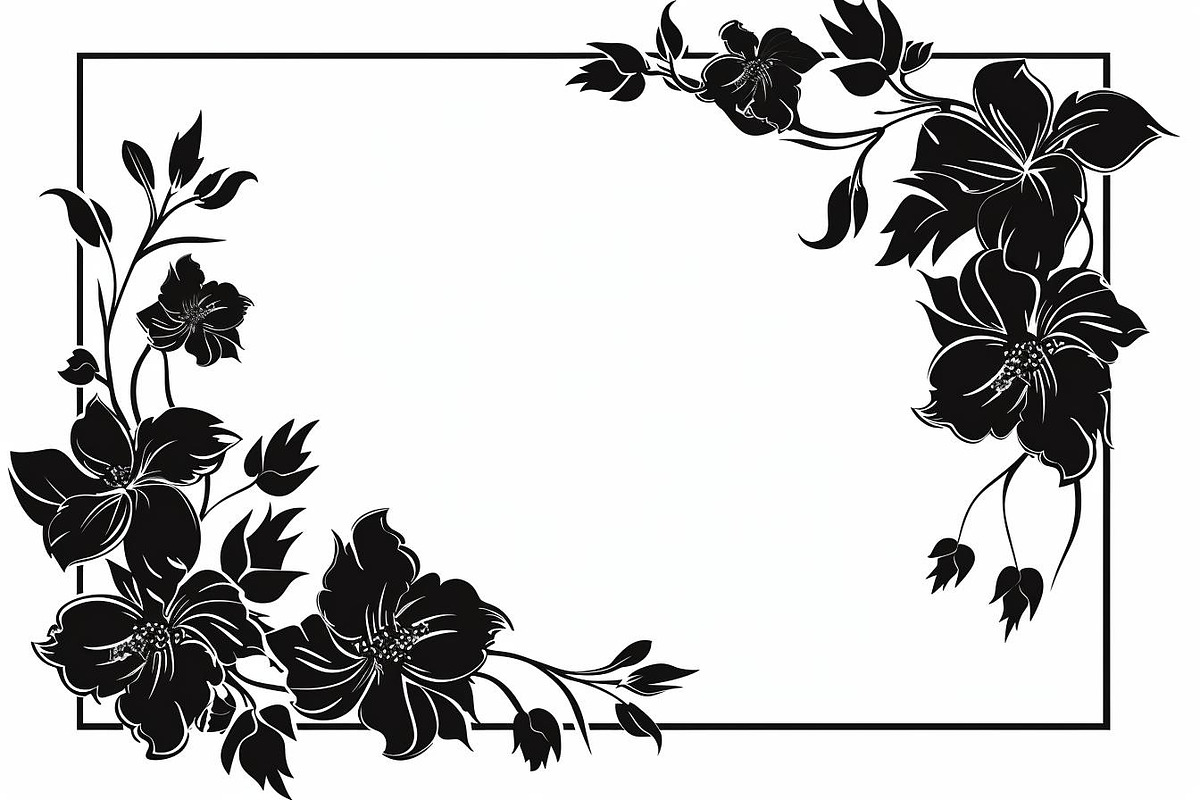 Decorative Floral Frame Set, an Illustration by jahid234 (Photo 6 of 9)