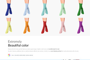 All Socks 9x Mock-ups