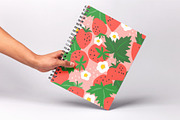 Strawberry. 12 seamless patterns, a Pattern Graphic by Nadia Grapes (Thumbnail 2 of 6)