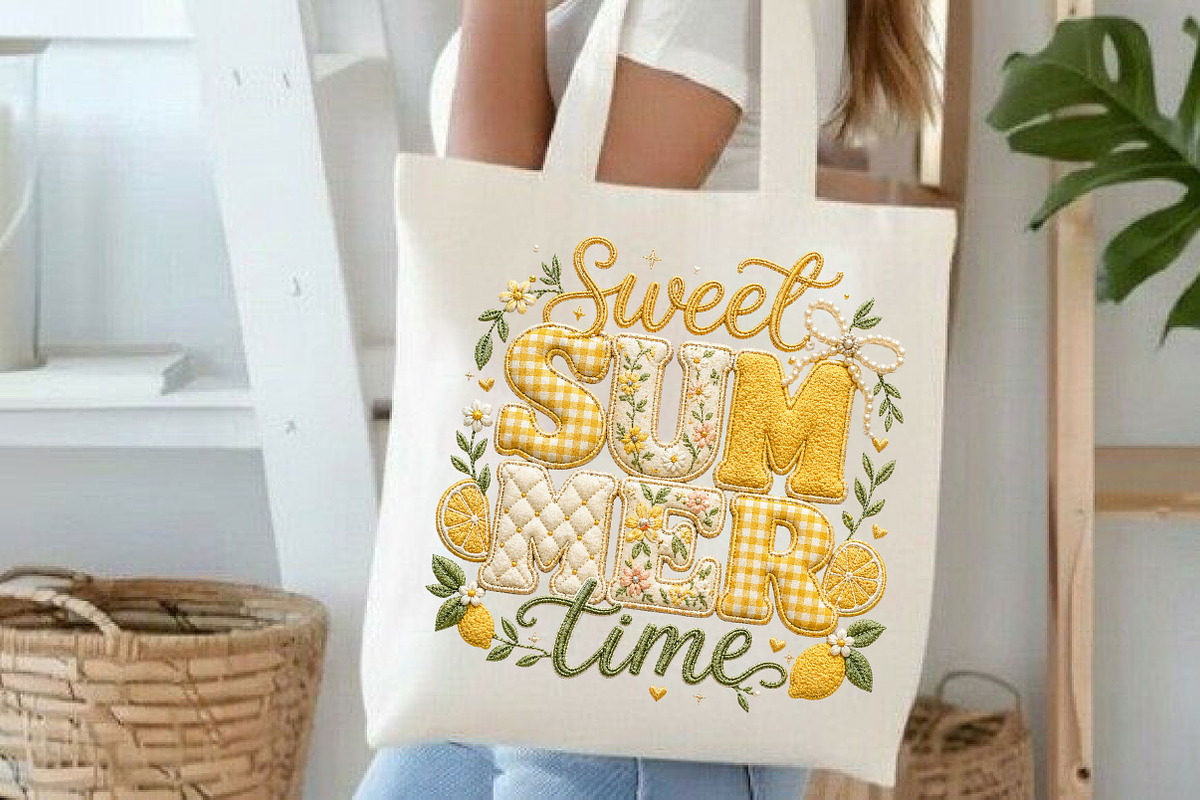 Lemon Sweet Summer Time Patchwork, an Illustration by DreamCafeArt (Photo 3 of 5)