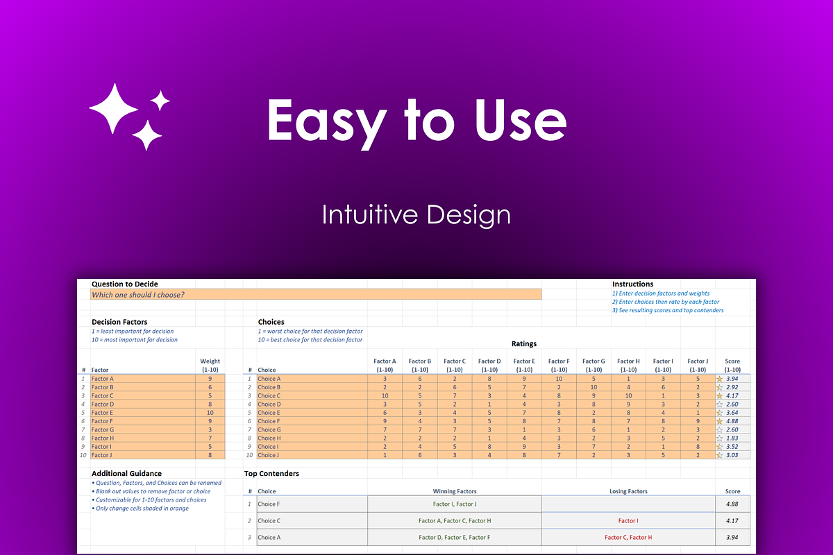 Decision Helper preview 2