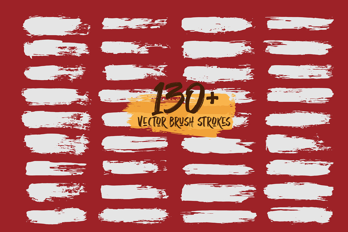 Minimalist Grunge Brush Strokes, a Brush Add-On by Warm Snow (Photo 1 of 6)