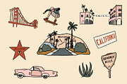 California Graphic Bundle, a Person Illustration by Lisa Mill (Thumbnail 4 of 10)