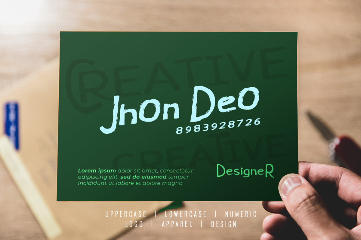 Cuba Cube Font, a Sans Serif Font by yantodesign (Photo 2 of 8)