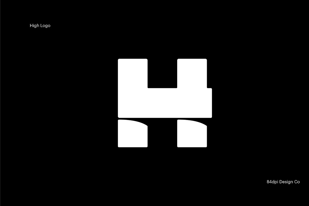 H is for High Logo, a Branding & Logo Template by Design Union Mx