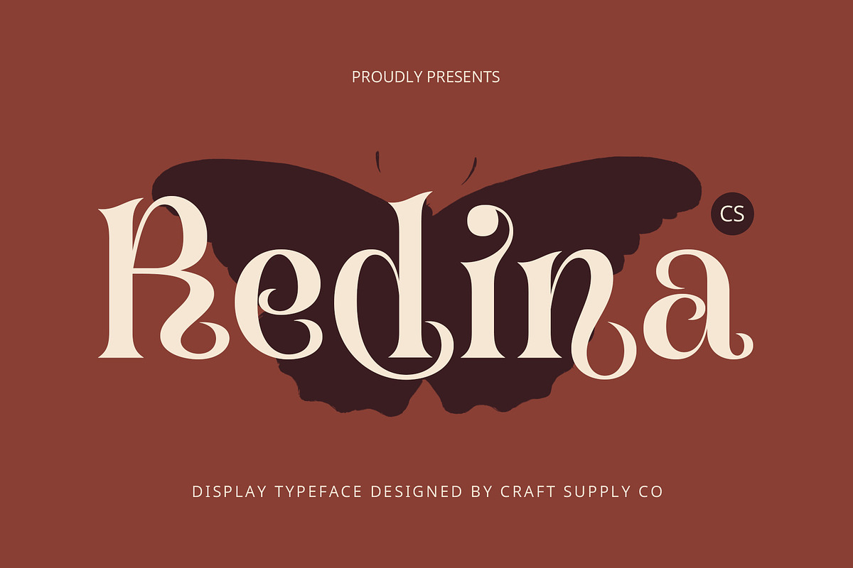 CS Redina – Fantasy Font, a Serif Font by Craft Supply Co. (Photo 1 of 8)