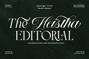 LT The Heistha Editorial - Font Duo, a Script Font by Luminotype (Thumbnail 1 of 17)