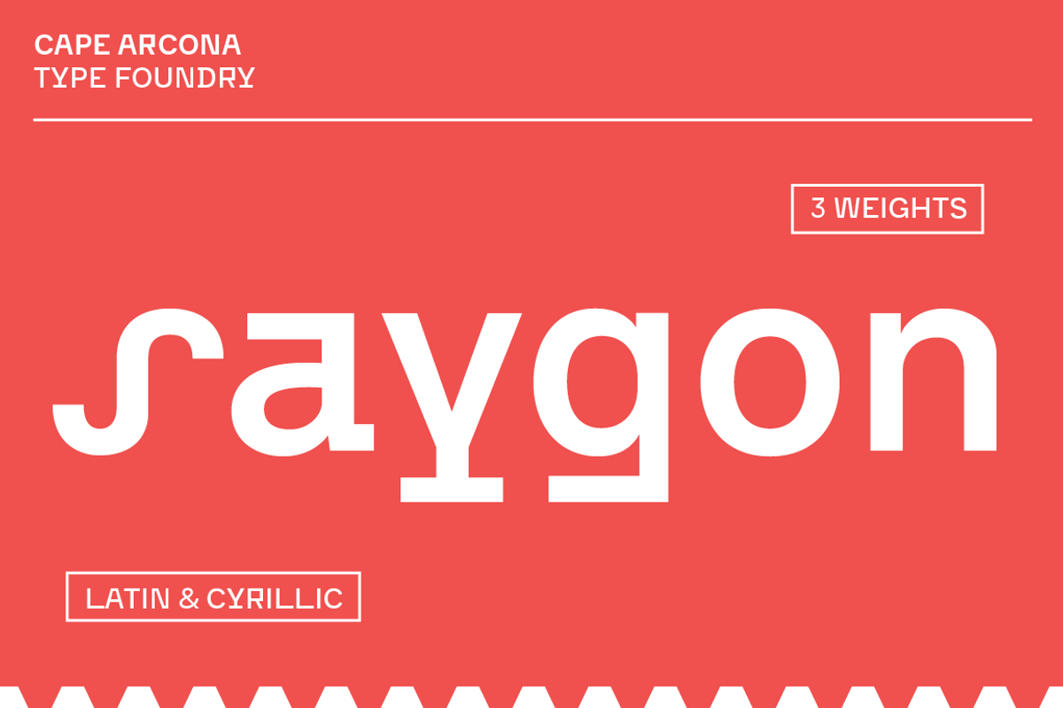 CA Saygon, a Sans Serif Font by Cape Arcona Type Foundry (Photo 1 of 5)