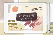 Abstract Gouache - Procreate Stamps, a Brush Add-On by Struvictory.art (Thumbnail 1 of 7)
