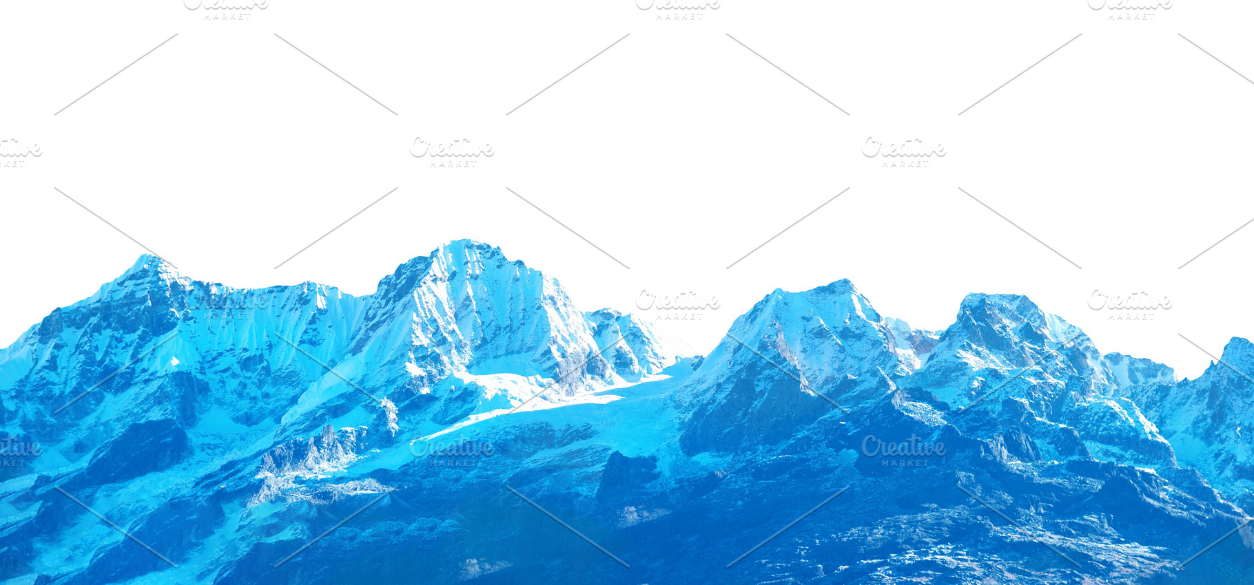 Mountains range with peaks in snow, a Nature Photo by Vapi
