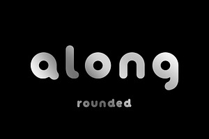 Along Sans Rounded Font Family, a Sans Serif Font by Ryul Davidson