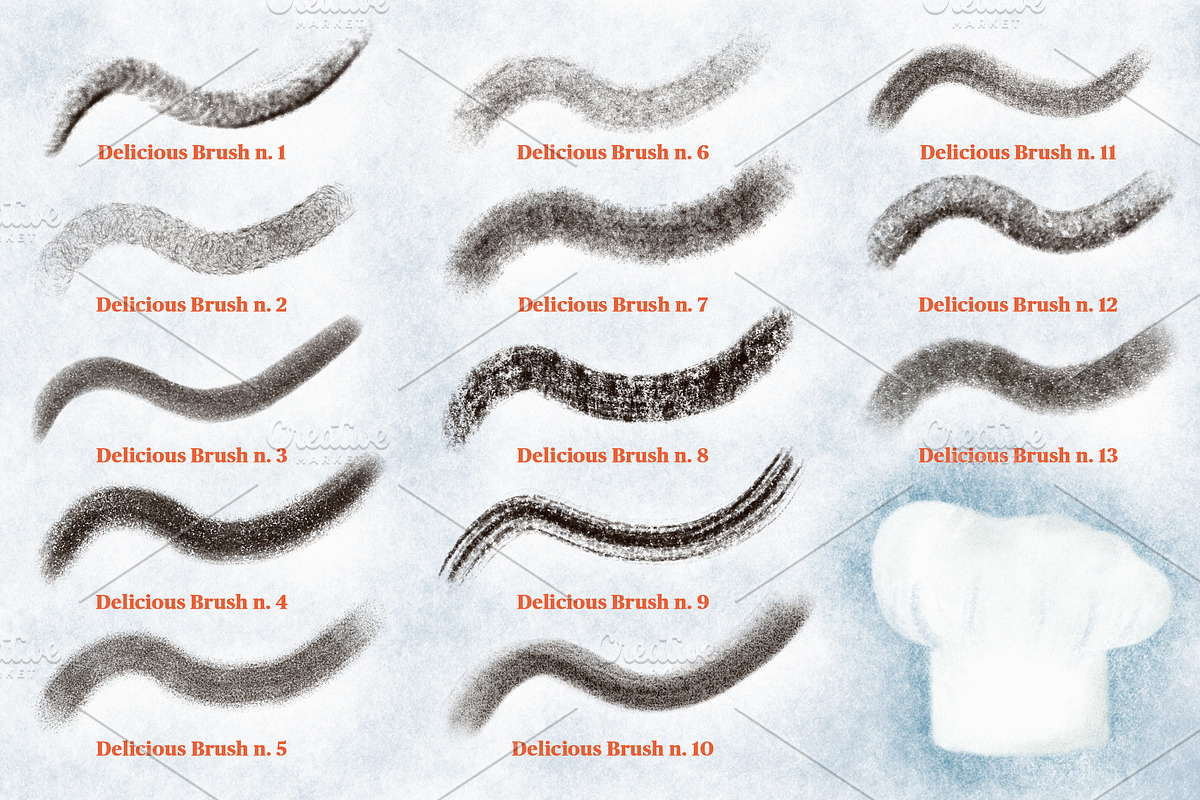Delicious Brushes for Procreate, a Brush Add-On by Biso Studio (Photo 5 of 6)