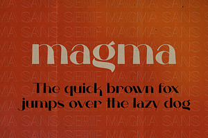 Magma - Display Sans Serif