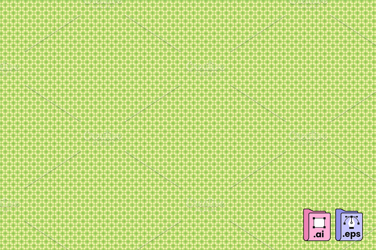 Green Checkerboard Pattern, a Pattern Graphic by MISS CHATZ (Photo 2 of 3)
