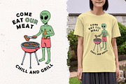 Alien life on earth 10 illustrations, a Person Illustration by gunaonedesign (Thumbnail 8 of 13)