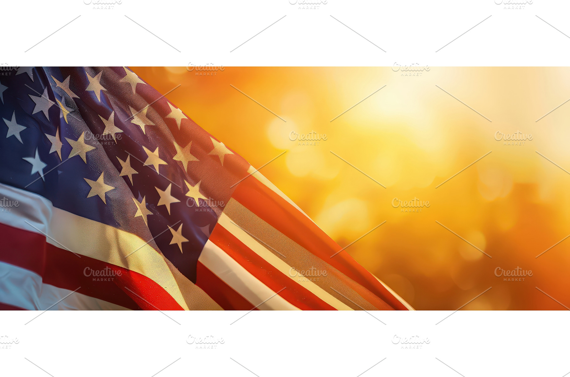 Close-up of American flag with, an Abstract Photo by piter.goskov