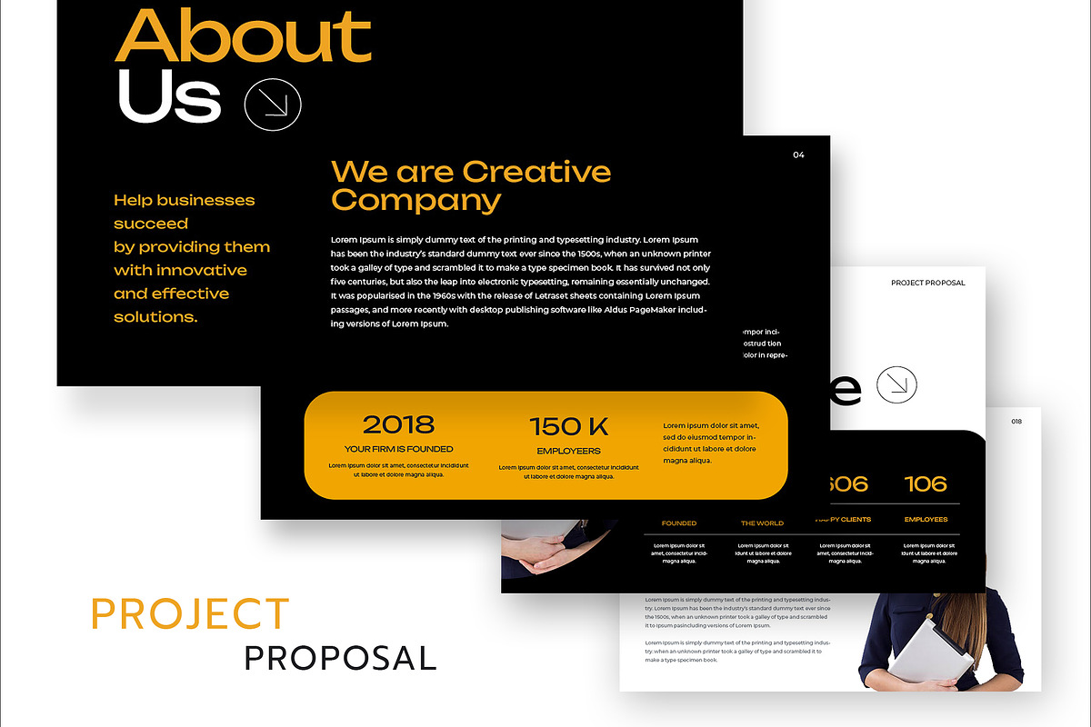 Corporate Project Proposal Template, a Magazine Template by TMint Play (Photo 5 of 6)